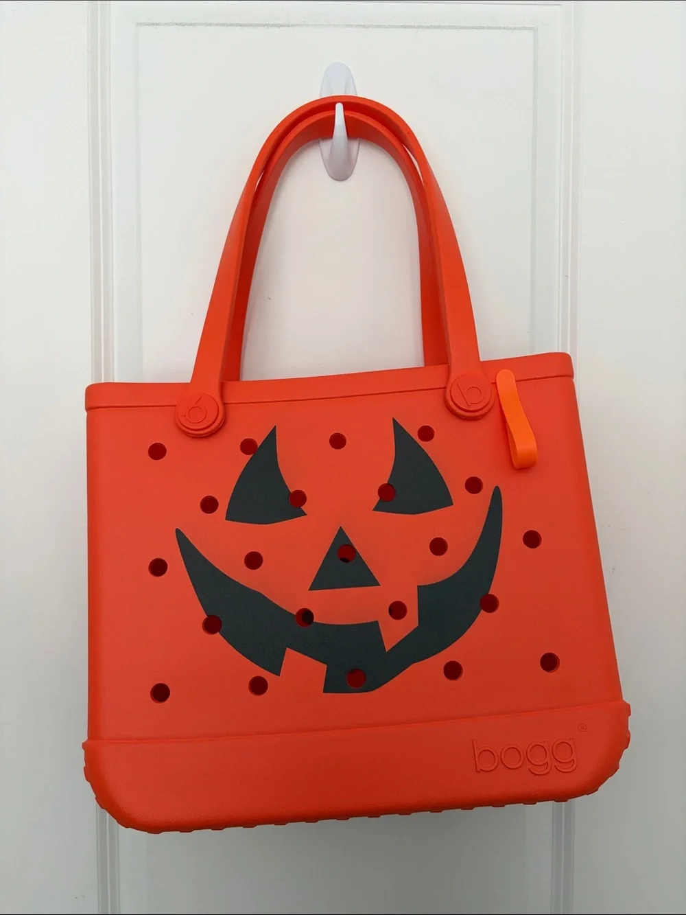 Baby Bogg Bag Orange Halloween Jack-O'-Lantern Tote